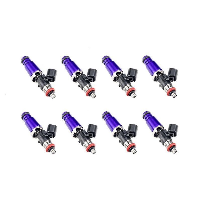 Injector Dynamics 1300.60.14.15.8 1340cc Injectors - 60mm Length - 14mm Purple Top - 15mm Lower O-Ring (Set of 8)