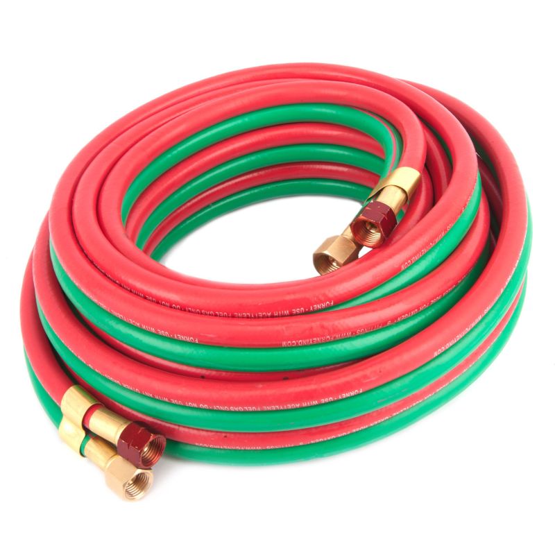 Forney 86145 Oxygen Acetylene Hose, R-Grade, 1/4-Inch-by-25-Feet