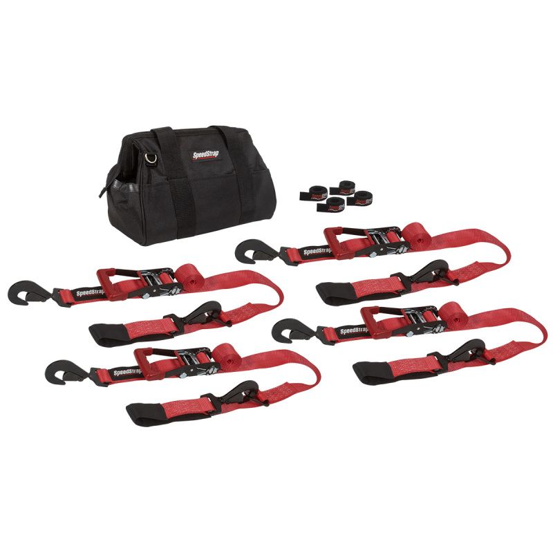 SpeedStrap 2In Off-Road Tie-Down Kit - Red