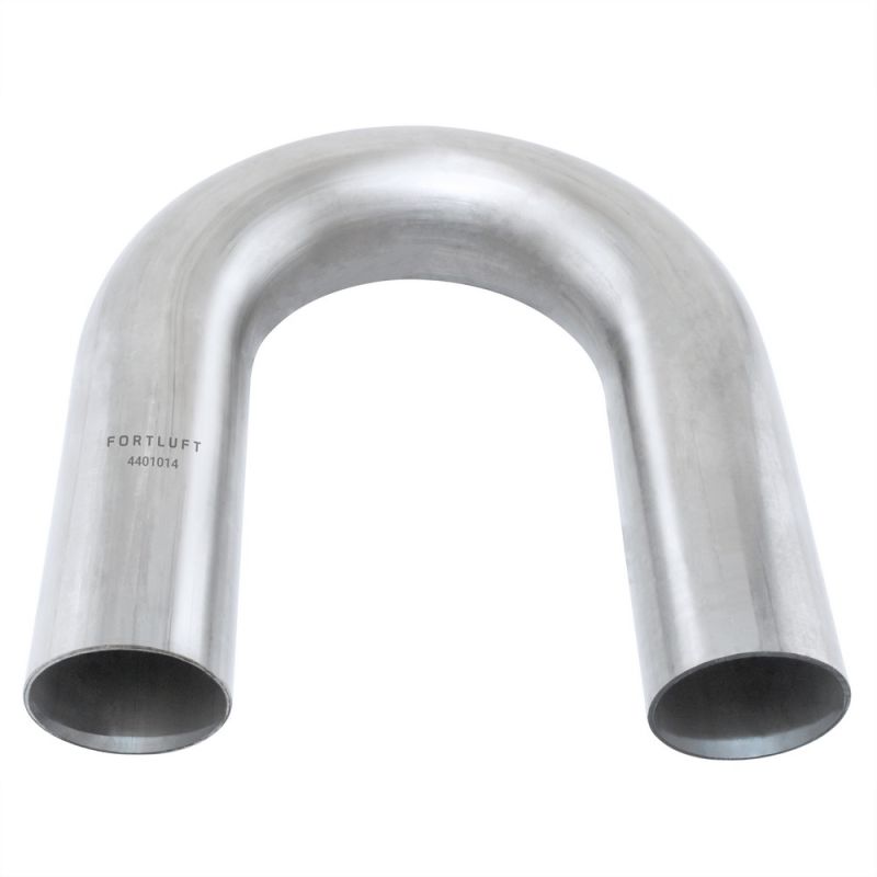 FORTLUFT 4401014 180 Degree Stainless Steel Exhaust Mandrel Bend Stainless Steel, 1.75''/45mm