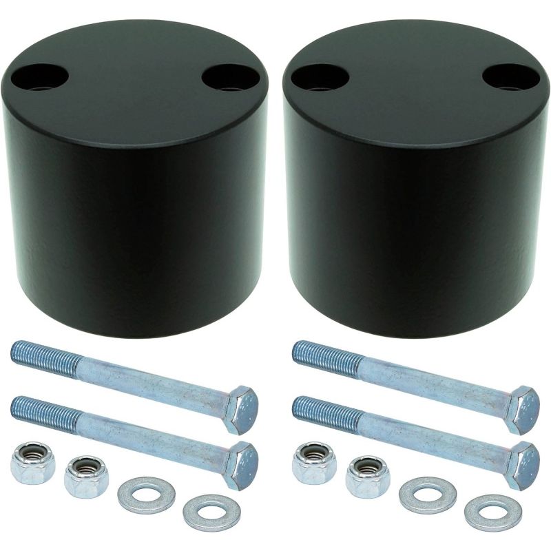 RockJock JK Bump Stop Kit Rear w/ Billet Aluminum Spacers Urethane RockJock Bump Stops Hardware