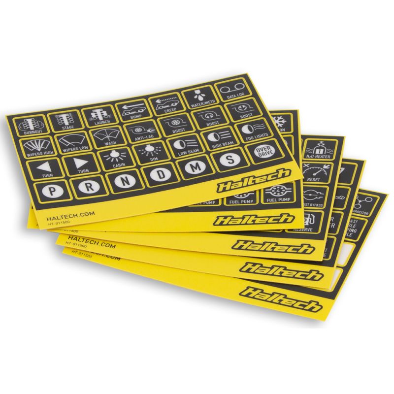 Haltech HT-011500 CAN Keypad Label Set