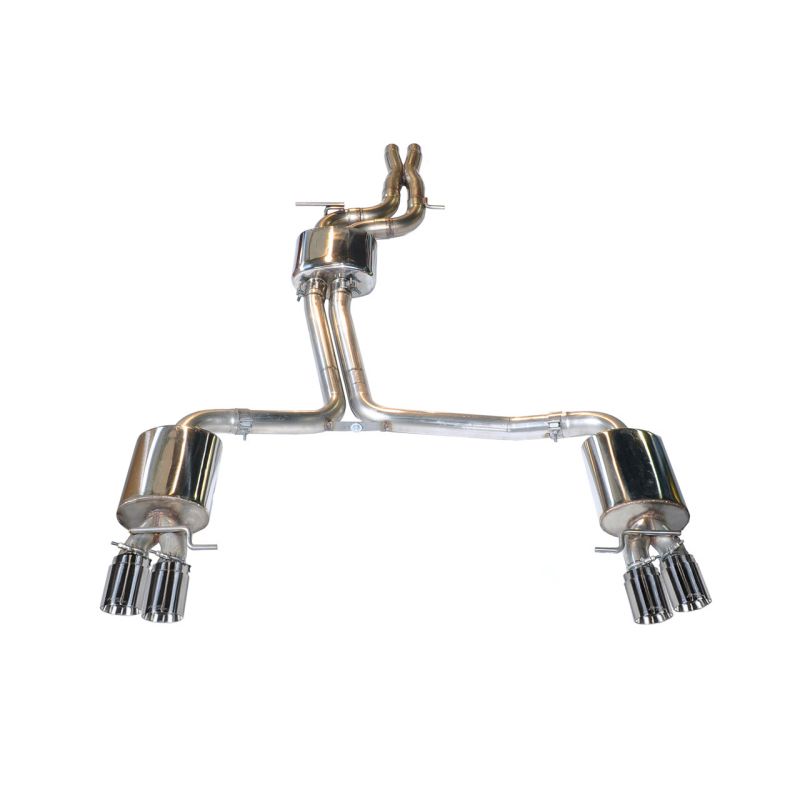 AWE Tuning 3010-42030 Audi B8.5 S5 3.0T Touring Edition Exhaust System - Polished Silver Tips (102mm)