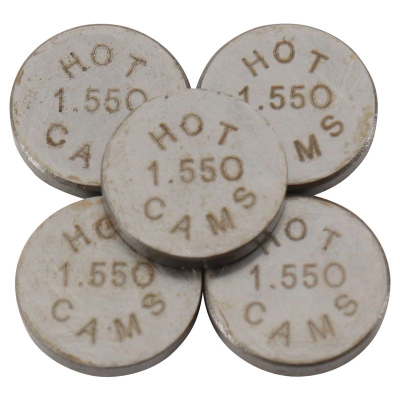 Hot Cams 5PK948155 04-08 400 DVX/02-16 CRF 450 R 1.550mm Shim Kit - 5 Pack