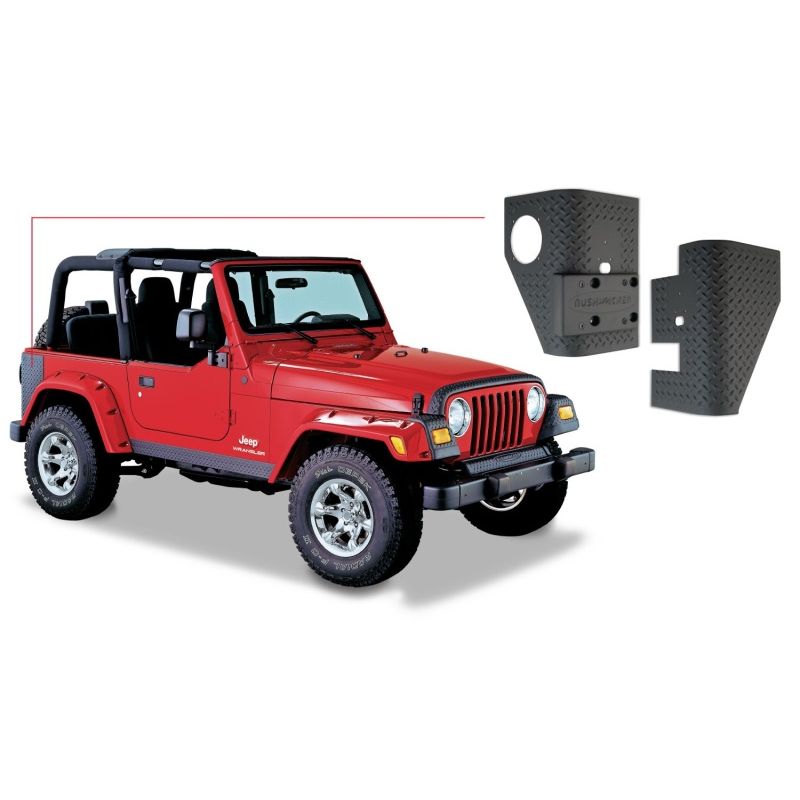 97-06 Jeep Wrangler TJ Trail Armor Rear Corner