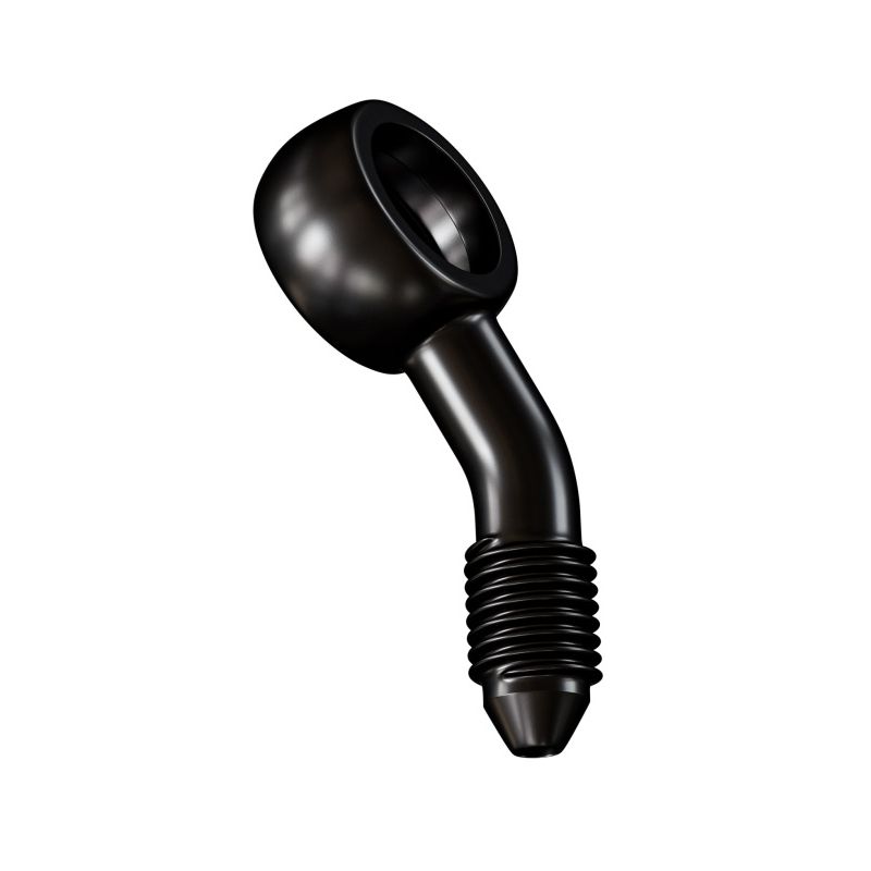 Goodridge PB593L-03CBK 20 Deg Banjo Adaptor compound left for 3/8 or M10 Bolt