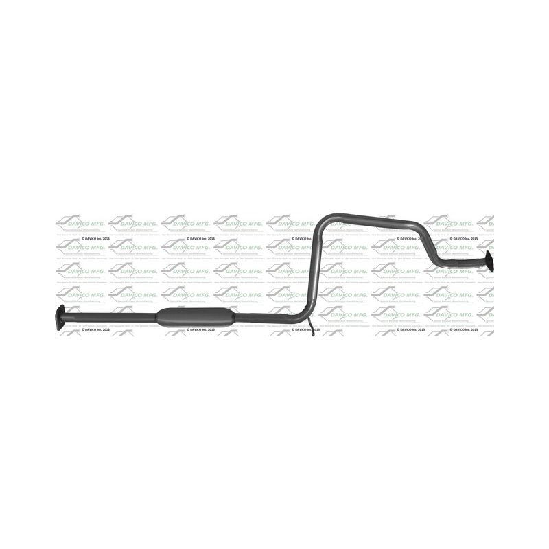 Davico 728605 Exhaust Pipe