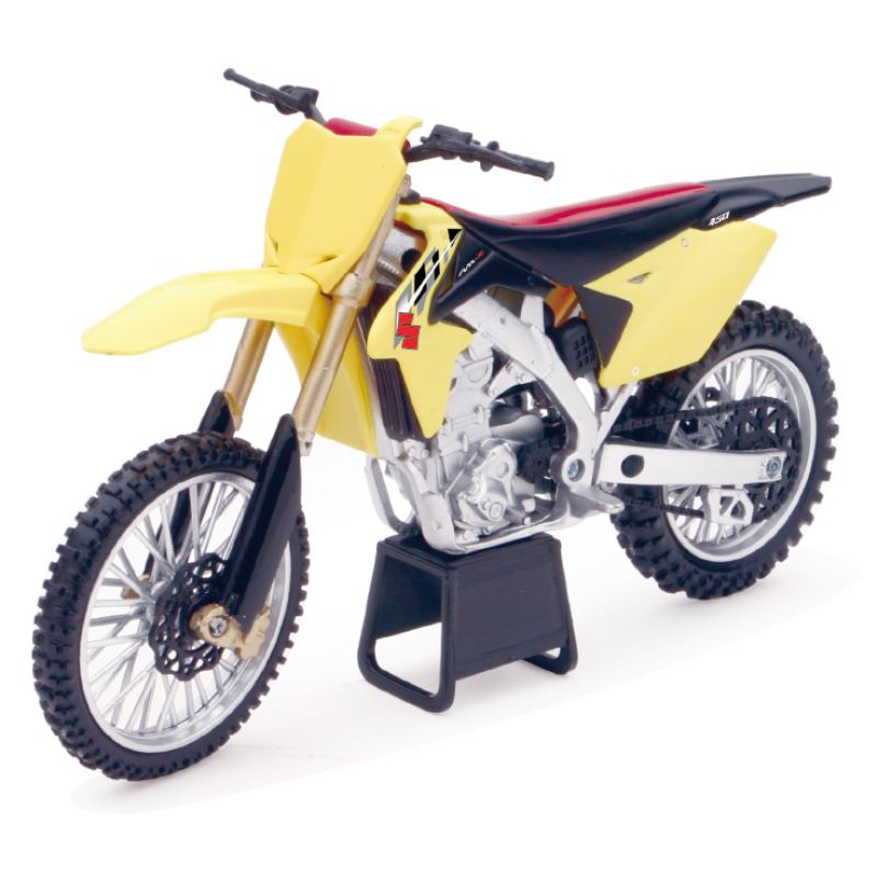 New Ray Toys 57643 2014 Suzuki RM-Z450 (Yellow) Scale/ - 1:12