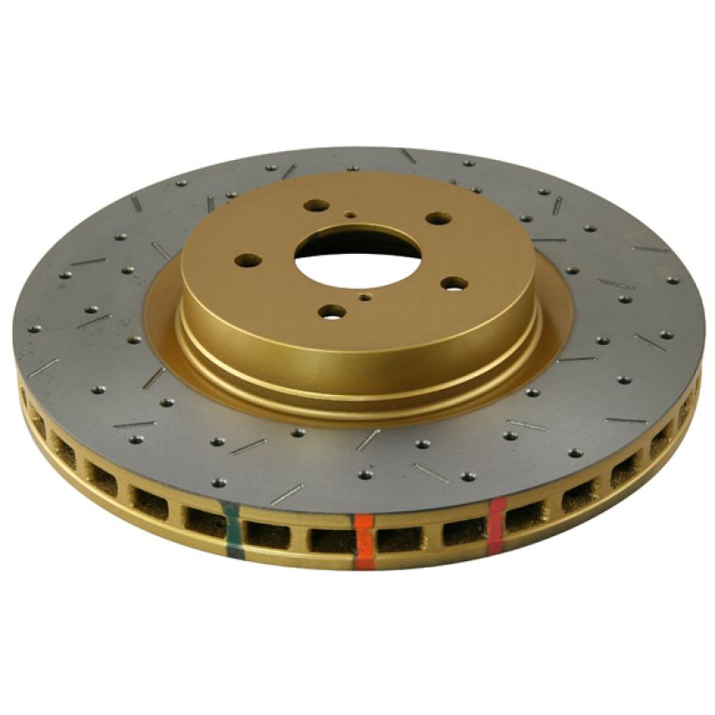 DBA 05-08 Subaru Legacy GT Front Drilled & Slotted 4000 Series Rotor