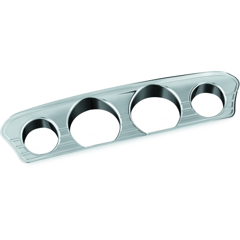 Kuryakyn 7284 Tri-Line Gauge Trim 14-Up Touring Models Chrome