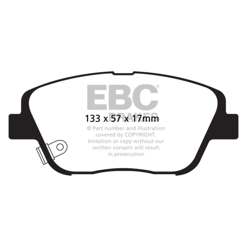 EBC DP21864 10-14 Hyundai Sonata 2.0 Turbo Greenstuff Front Brake Pads
