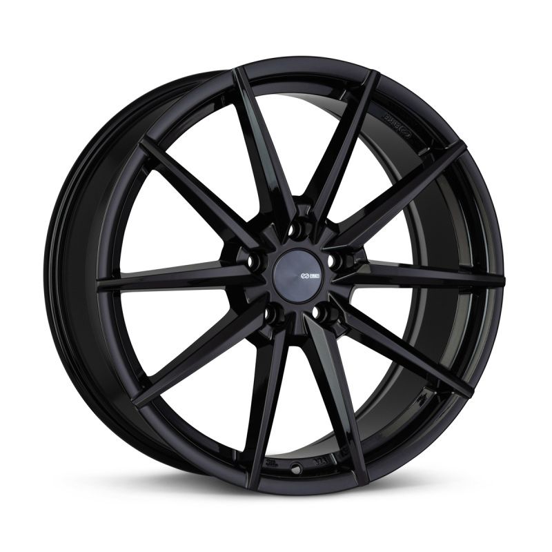Enkei 533-775-6540BK Hornet 17x7.5 5x114.3 40mm Offset 72.6mm Bore Gloss Black Wheel