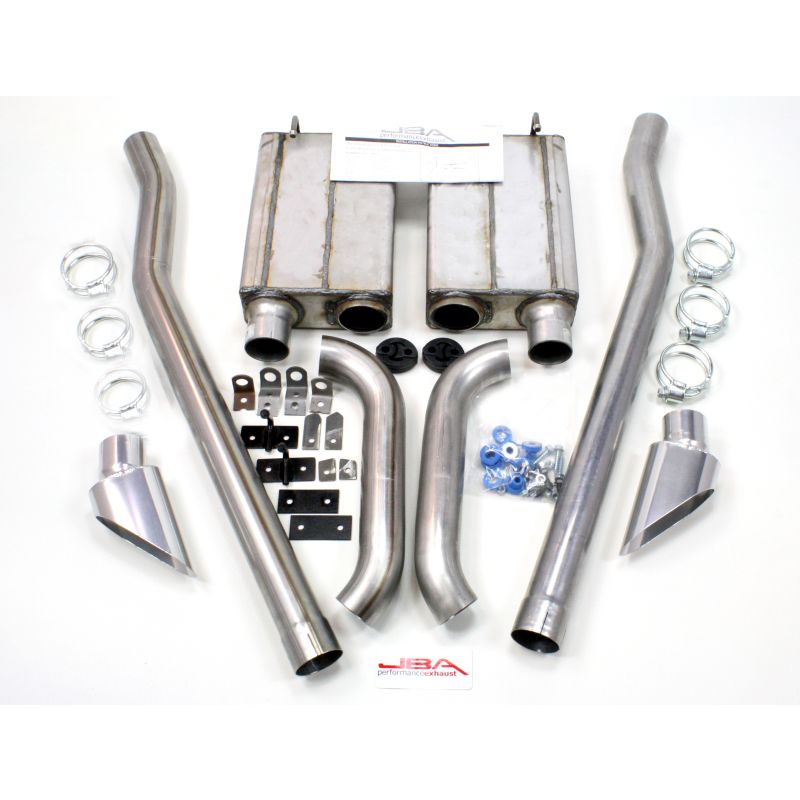 JBA 50-2651 65-70 Ford Mustang 260-428 409SS Eleanor Style Dual Side Header Back Exhaust