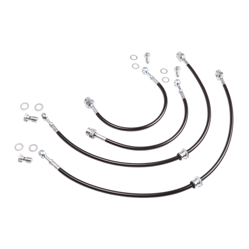 Chase Bays CB-S134-FW 89-02 Nissan 240SX S13/S14/S15 Caliper Brake Lines - Front & Rear Lines