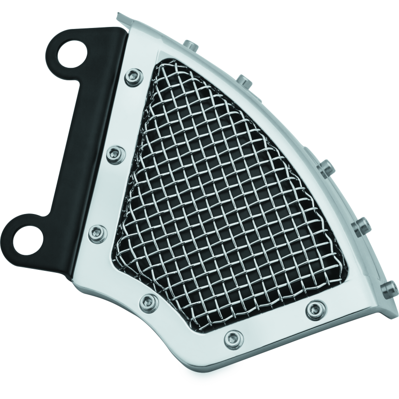 Kuryakyn 6540 Mesh Front Caliper Covers Chrome