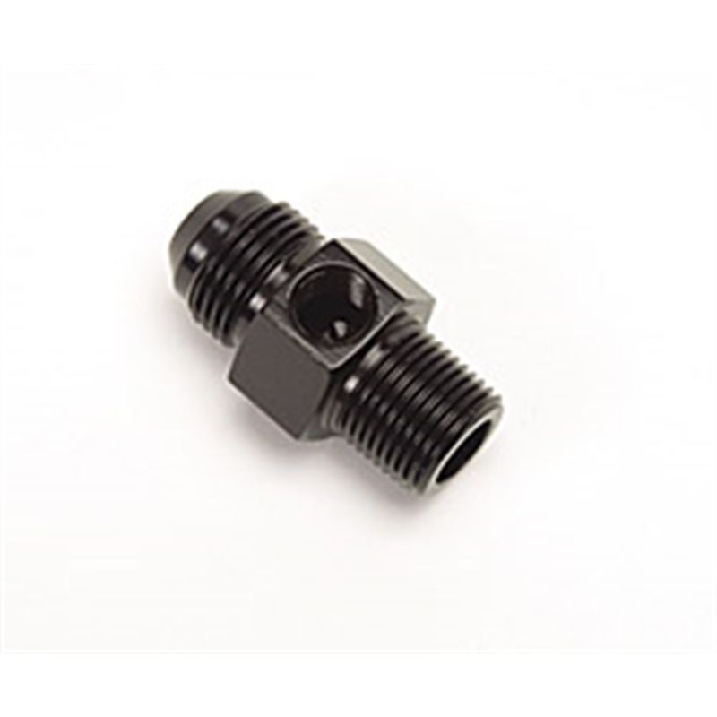 Russell Performance -6 AN Flare to 3/8in Pipe Pressure Adapter (Black)