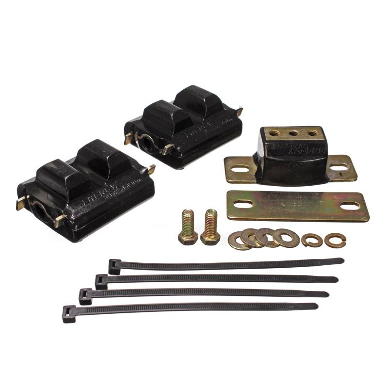 ENERGY SUSPENSION ENE3-1130G SBC Motor & Trans Mount Kit Zinc Finish Black