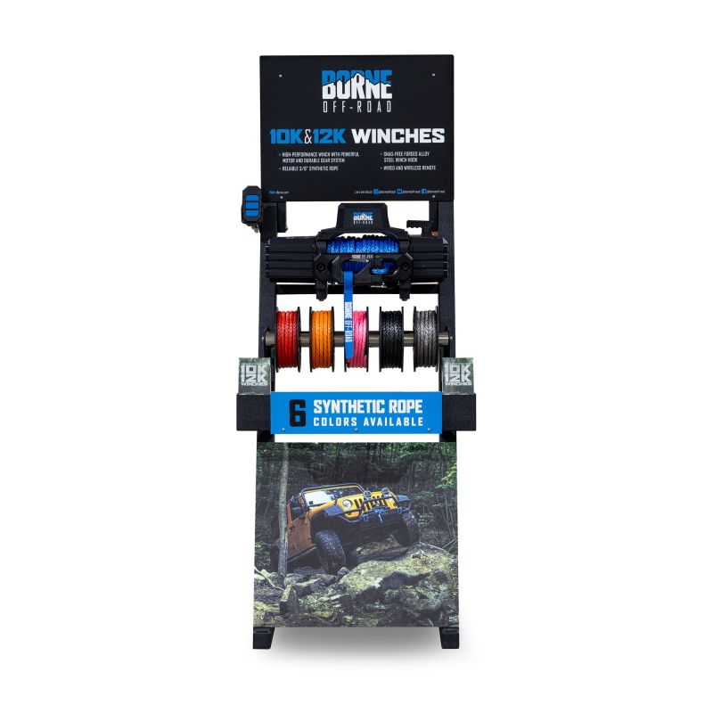 Borne Off-Road brnBNWN-POP 10K/12K Winch POP Display