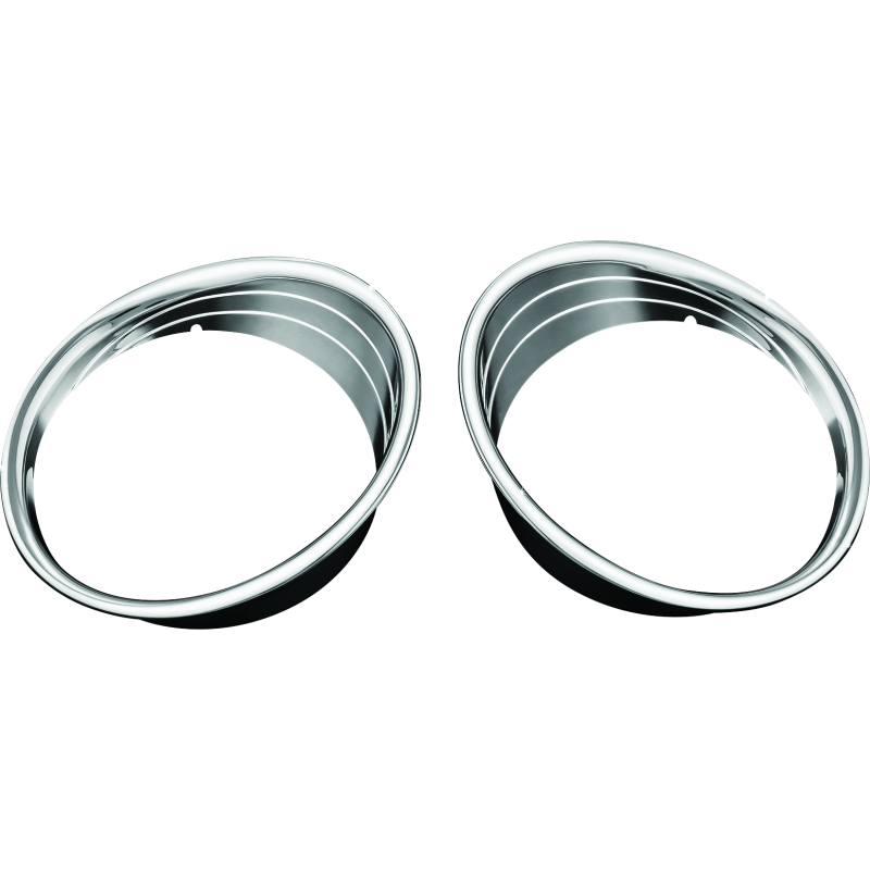 Kuryakyn 5622 Driving Light Bezels Indian Chrome