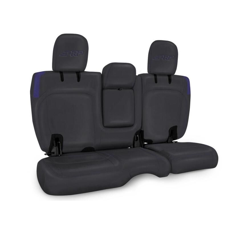 PRP Seats B044-08 PRP Jeep Wrangler JL Rear Bench CoversU - 4 door with Armrest - Black/Purple