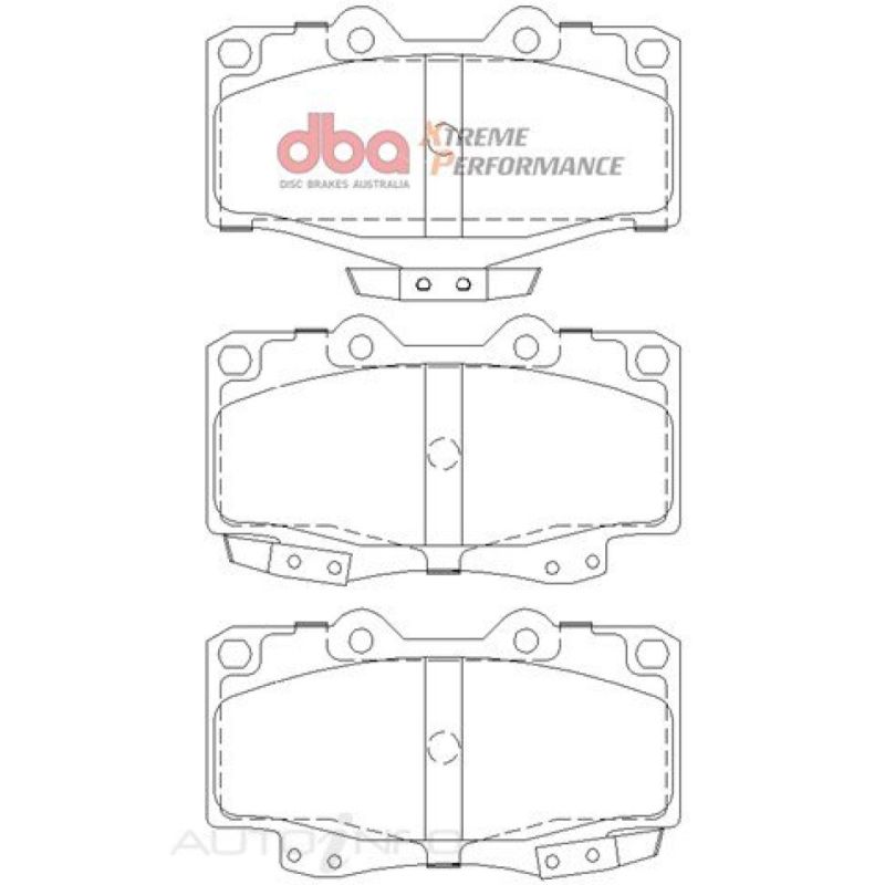 DBA 92-99 Toyota Land Cruiser XP Performance Front Brake Pads