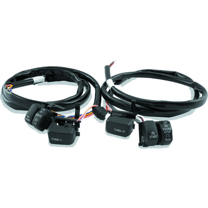 TwinPower 482653 Twin Power 96-06 Big Twin and XL Black Handlebar Switch Kit