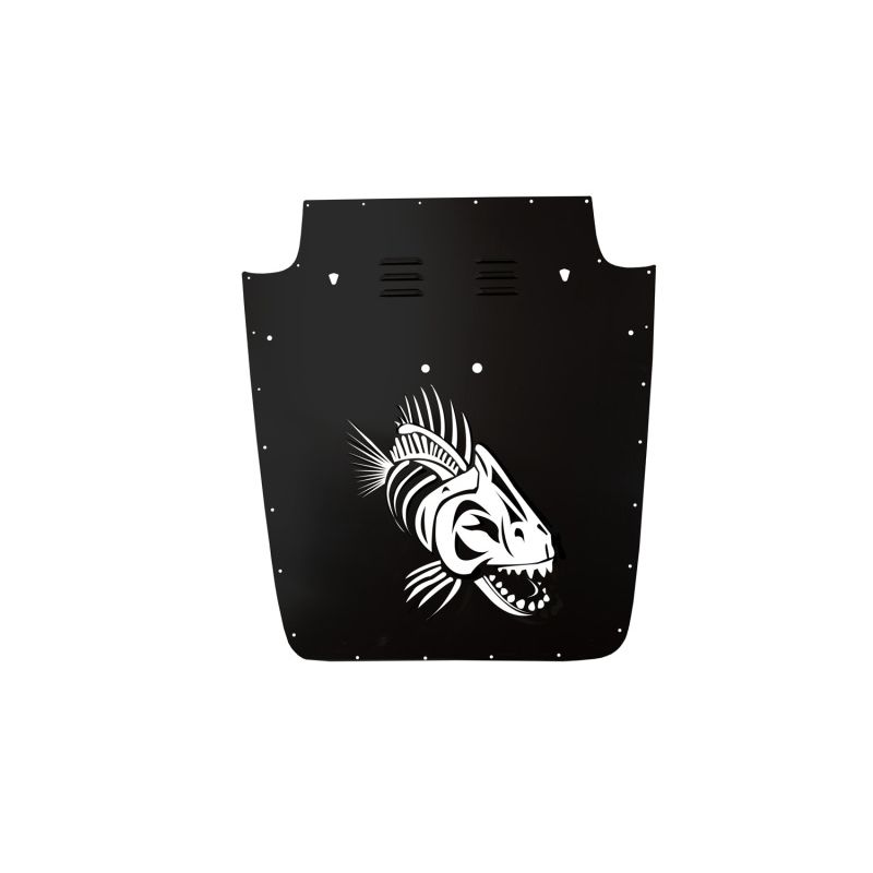 Fishbone Offroad 13-18 Jeep Wrangler JK Hood Louver - Black