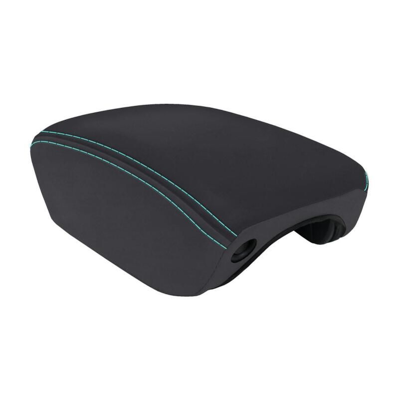 PRP Seats B103-09 PRP 2018+ Jeep Wrangler JL Center Console Cover - Black/Teal
