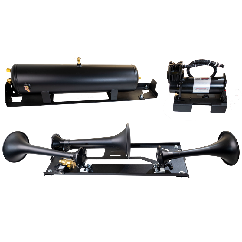 Kleinn Air Horns FSD23-734 Kleinn 23-24 Ford F-250/ F-350/ F-450 Onboard Air System w/ Model 730 Horns