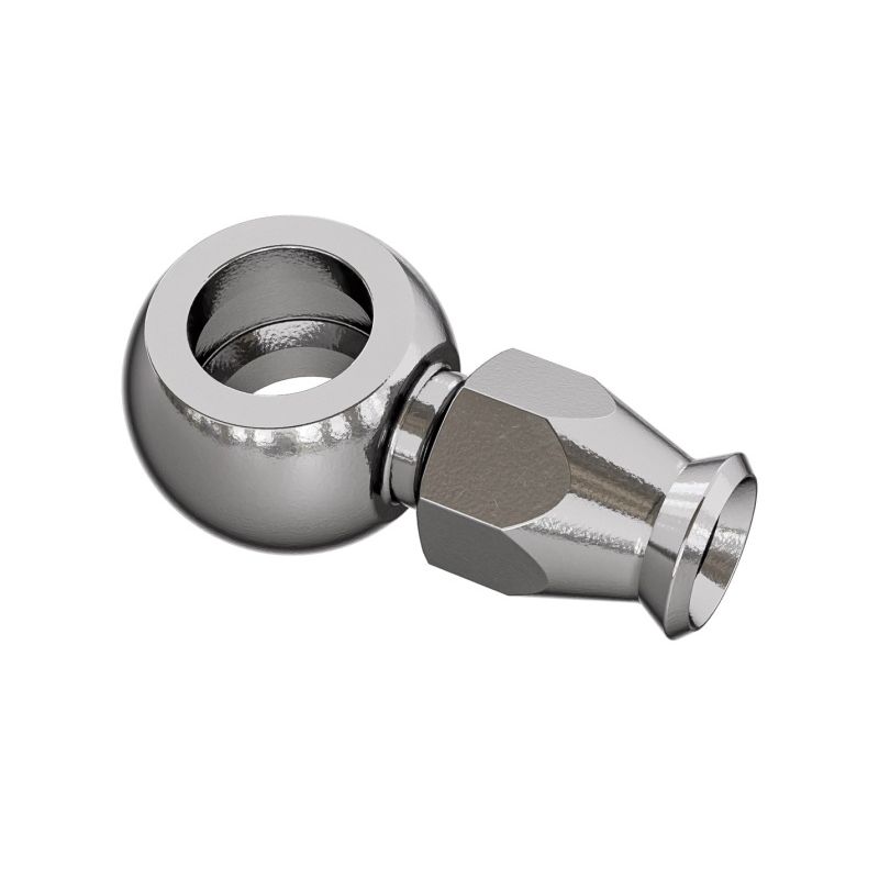 Goodridge P5091-03C Straight Short Banjo for 3/8 or M10 Long Bolt