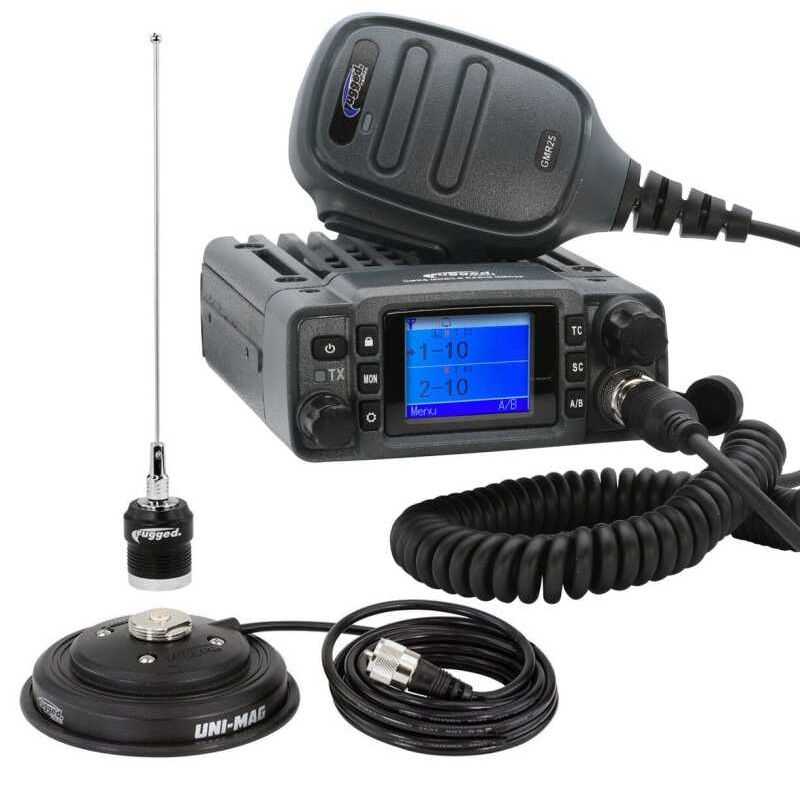 Rugged Radios RK-GMR25 Radio Kit - GMR25 Waterproof GMRS Band Mobile Radio with Antenna
