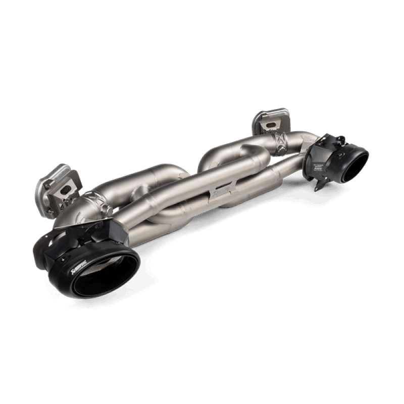 Akrapovic 20-21 Porsche 911 Turbo/Turbo S (992) Slip-On Race Line (Titanium) (Req Tips)
