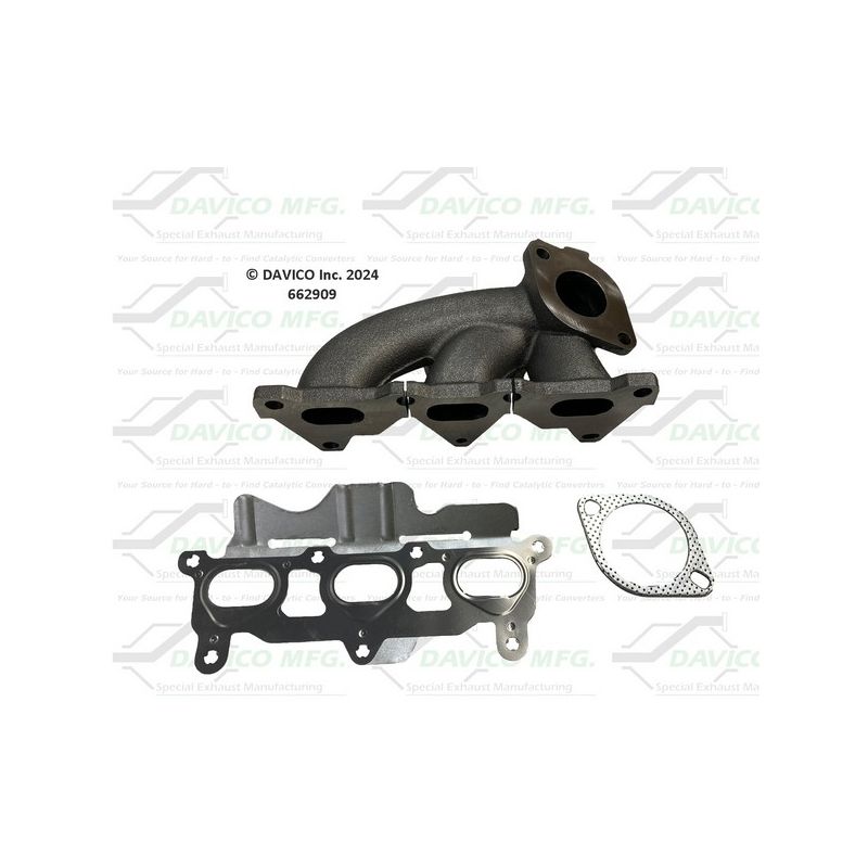 Davico Mfg 662909 Stand alone Exact-Fit exhaust manifold