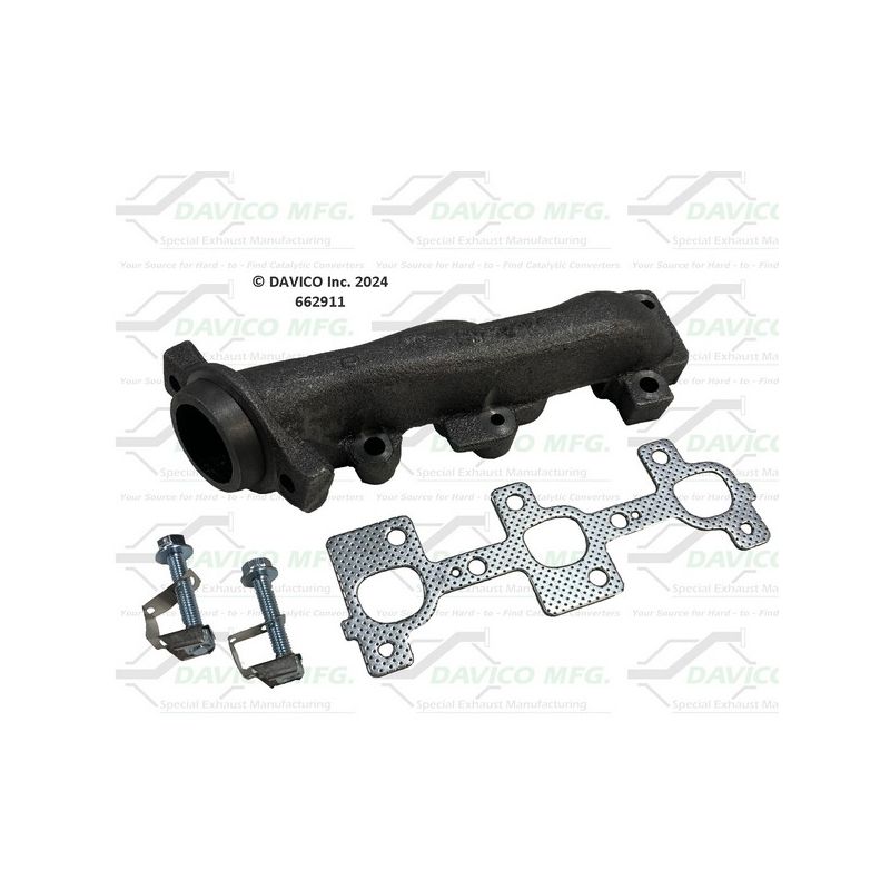 Davico Mfg 662911 Stand alone Exact-Fit exhaust manifold