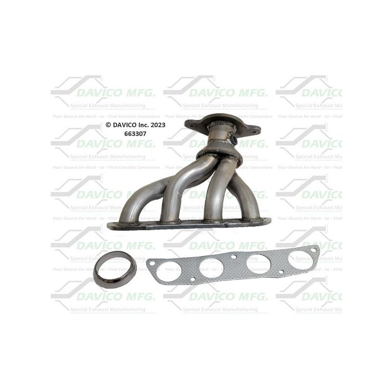 Davico Mfg 663307 Stand alone Exact-Fit exhaust manifold