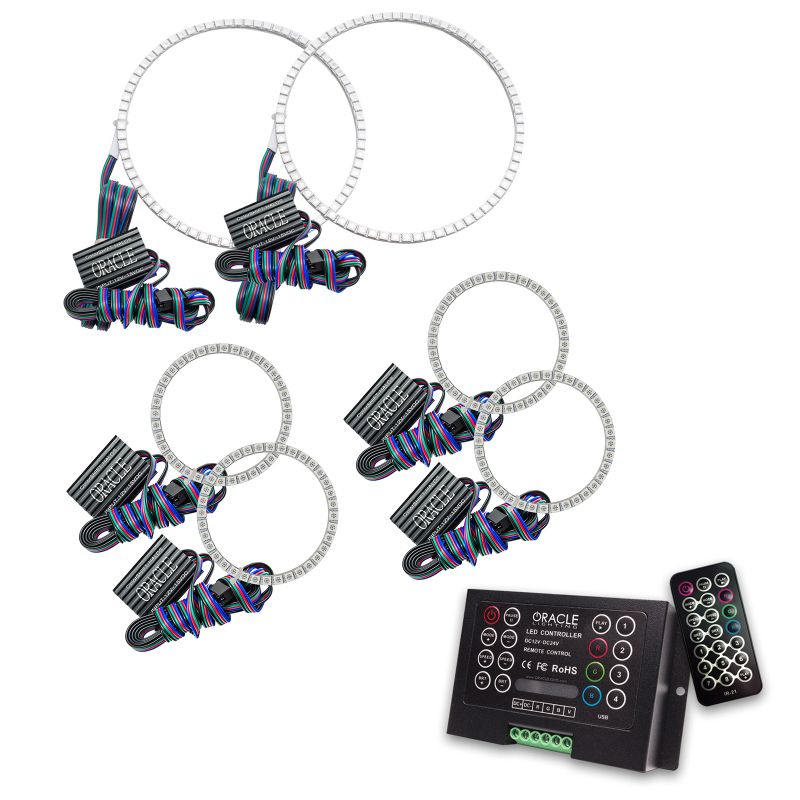 Oracle Lighting 3564-333 ColorSHIFT(tm) Triple Halo Kit, ColorSHIFT(tm) 2.0