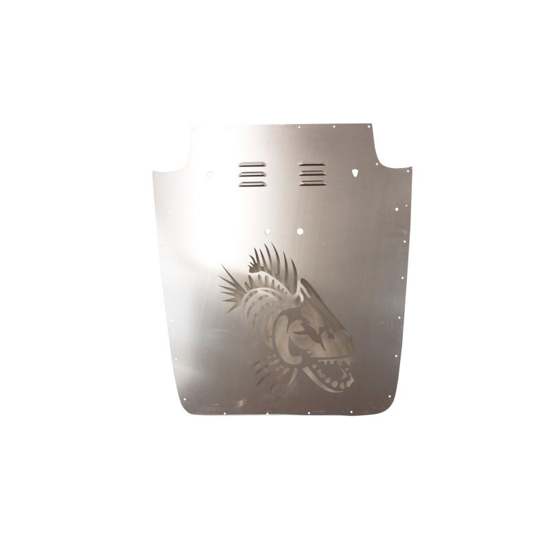 Fishbone Offroad 07-12 Jeep Wrangler JK Hood Louver Raw Unpainted