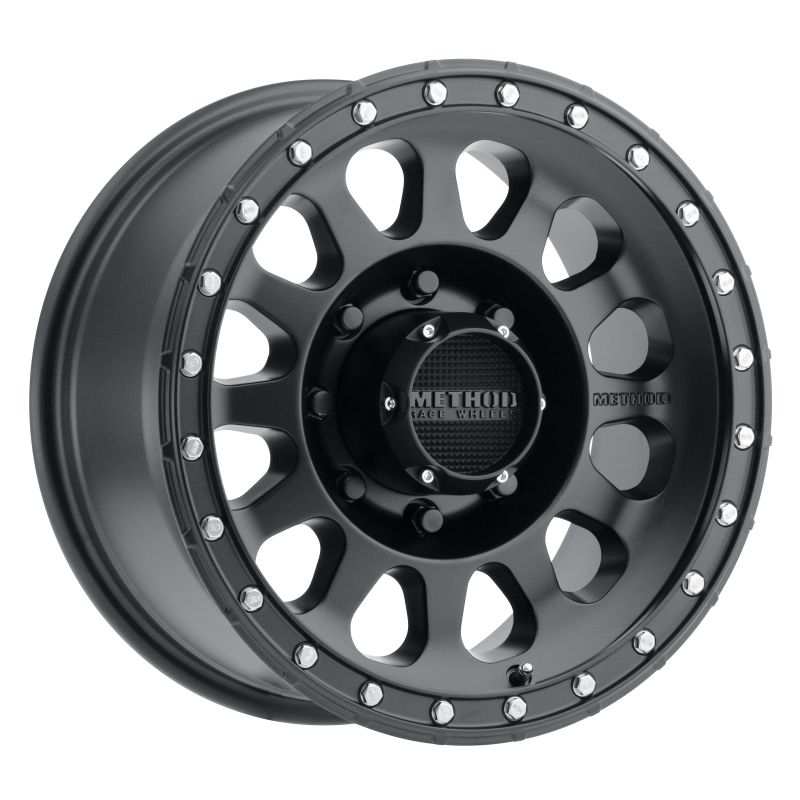 Method Wheels MR31579080512N Method MR315 17x9 -12mm Offset 8x6.5 130.81mm CB Matte Black Wheel