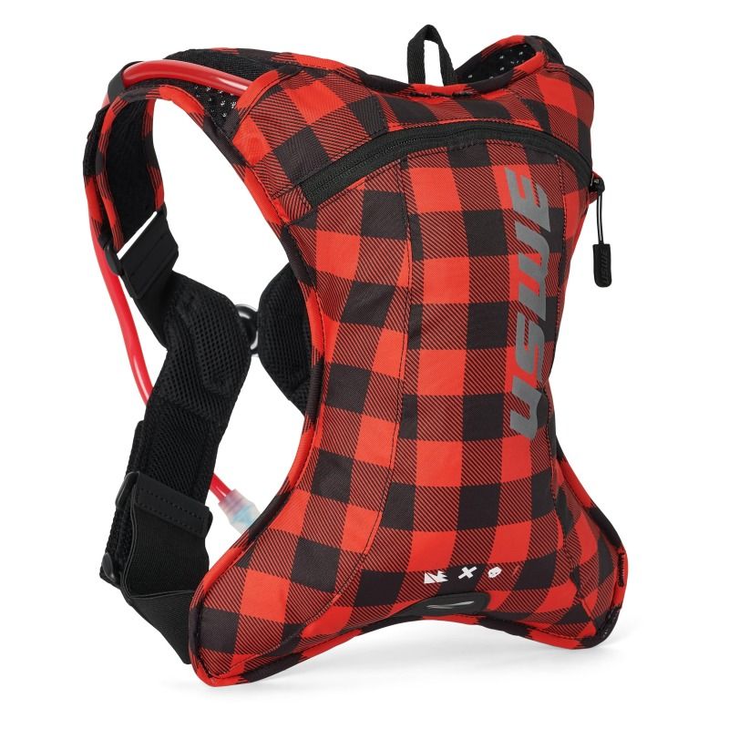 USWE 202076048 Outlander Hydration Pack 2L - Flannel Red/Black