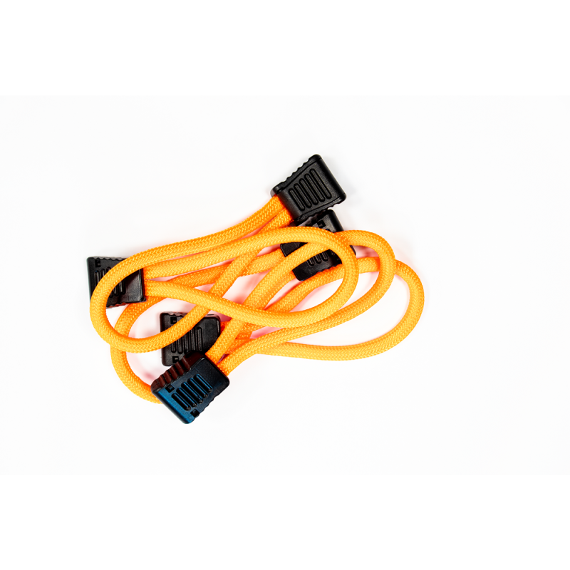 Fishbone Offroad Paracord Zipper Pulls 5 Pcs Neon Orange