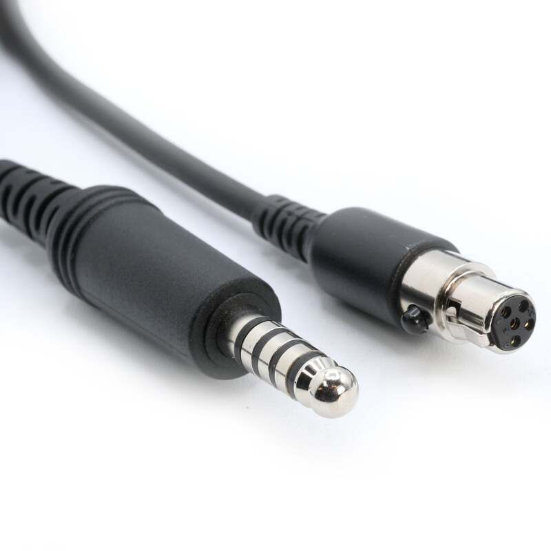 Rugged Radios CC-FIRECOM-15 Firetruck Intercom Headset Coil Cord for Firecom Style Jacks 15 Foot