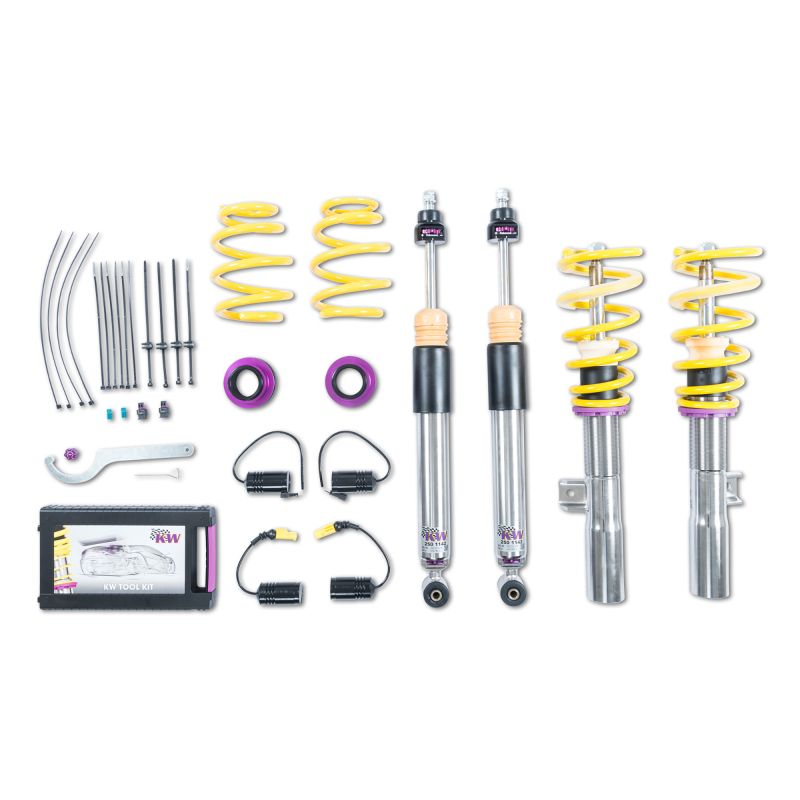 KW 3522500S Coilover Kit V3 2020+ Mercedes CLA 35/CLA 45 Coupe 4WD w/ Electronic Dampers