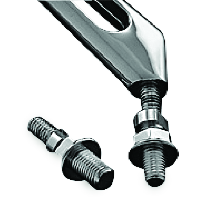 Kuryakyn 1411 Mirror Adapter Metric Chrome