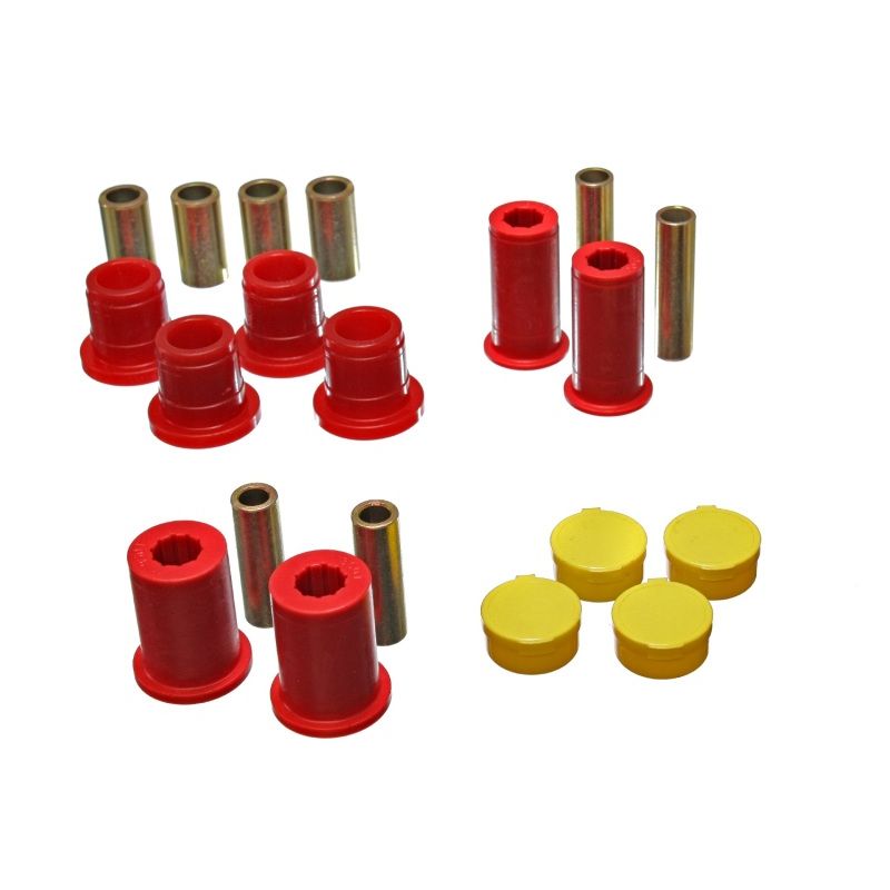 Energy Suspension 97-01 Dodge Dakota 2WD Red Front Control Arm Bushing Set