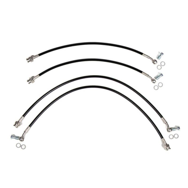 Chase Bays CB-CC-FWEXT 97-13 Chevrolet Corvette C5/C6 Front and Rear Extended Caliper Brake Lines