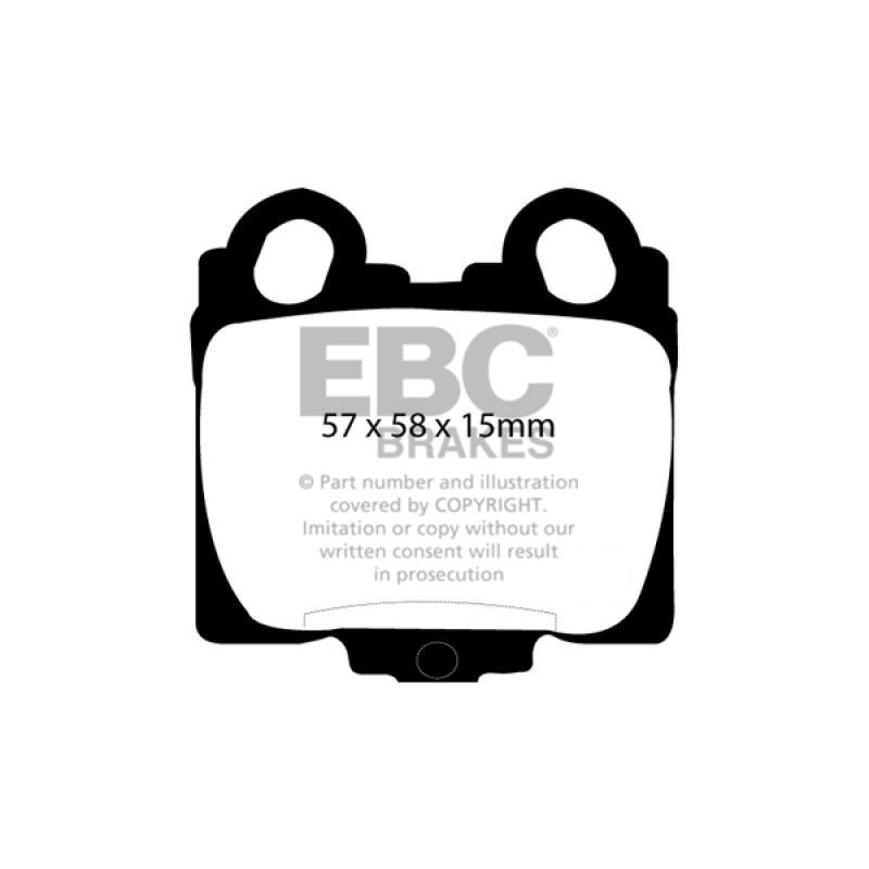 EBC DP21224 98-05 Lexus GS300 3.0 Greenstuff Rear Brake Pads