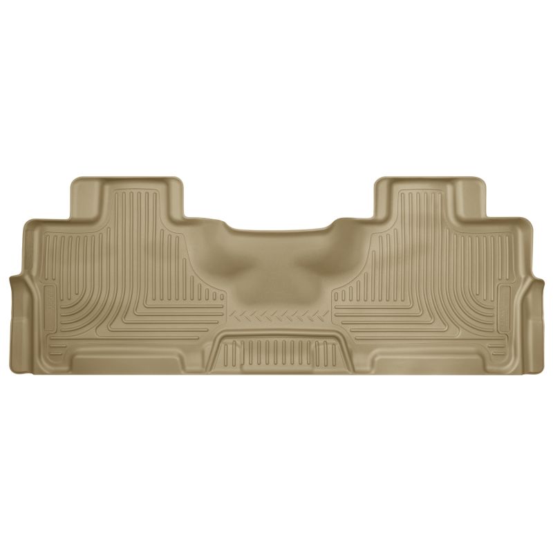 Husky Liners 2015 Ford Expedition/Lincoln Navigator WeatherBeater 2nd Row Tan Floor Liner