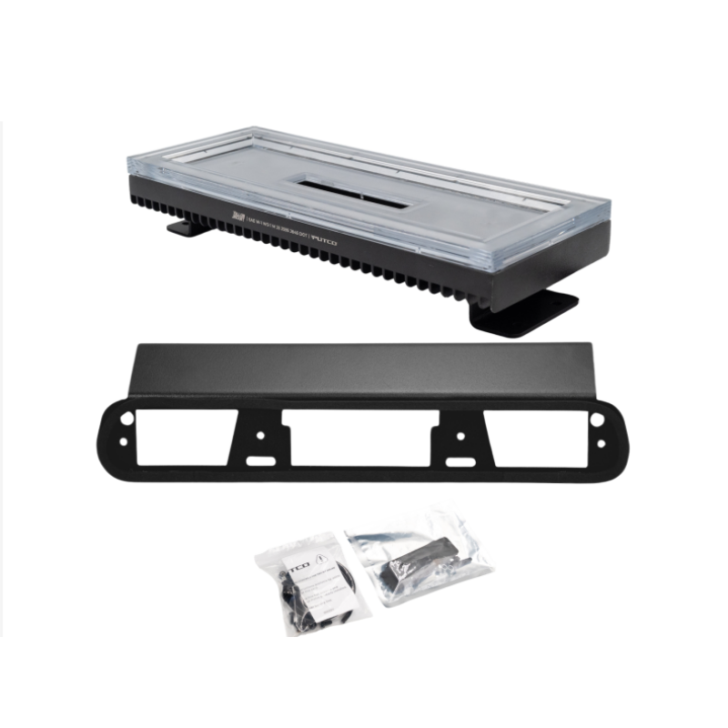 Putco 960112 Universal Yellow Jacket 12in x 4.5in Strobe Light Bar - Yellow/White