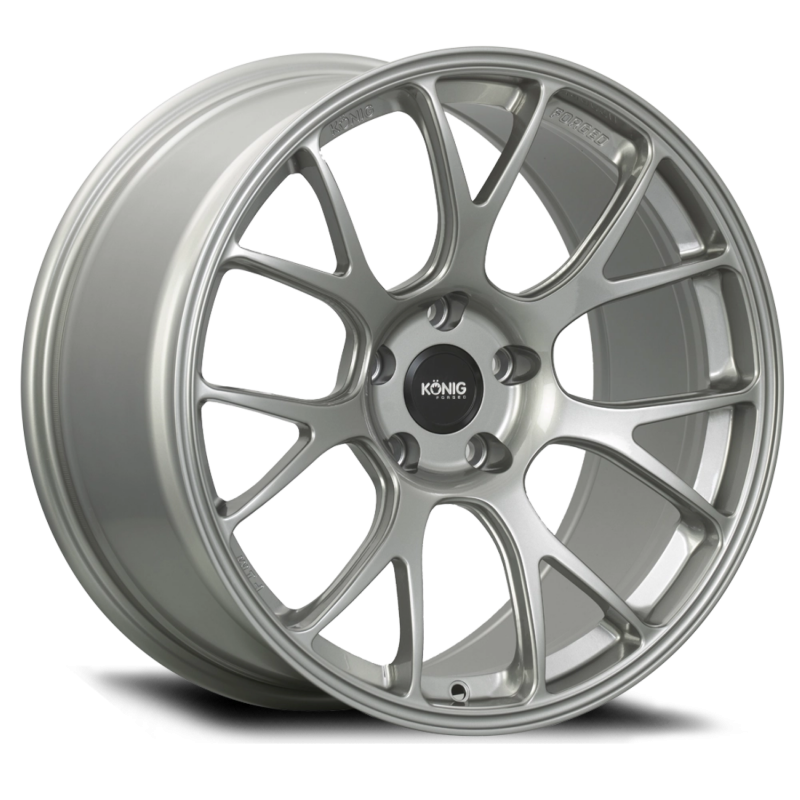 Konig F1M2952056S Forged F1M 19X12.5 5X120.65 ET56 Ash Silver Knurled Bead