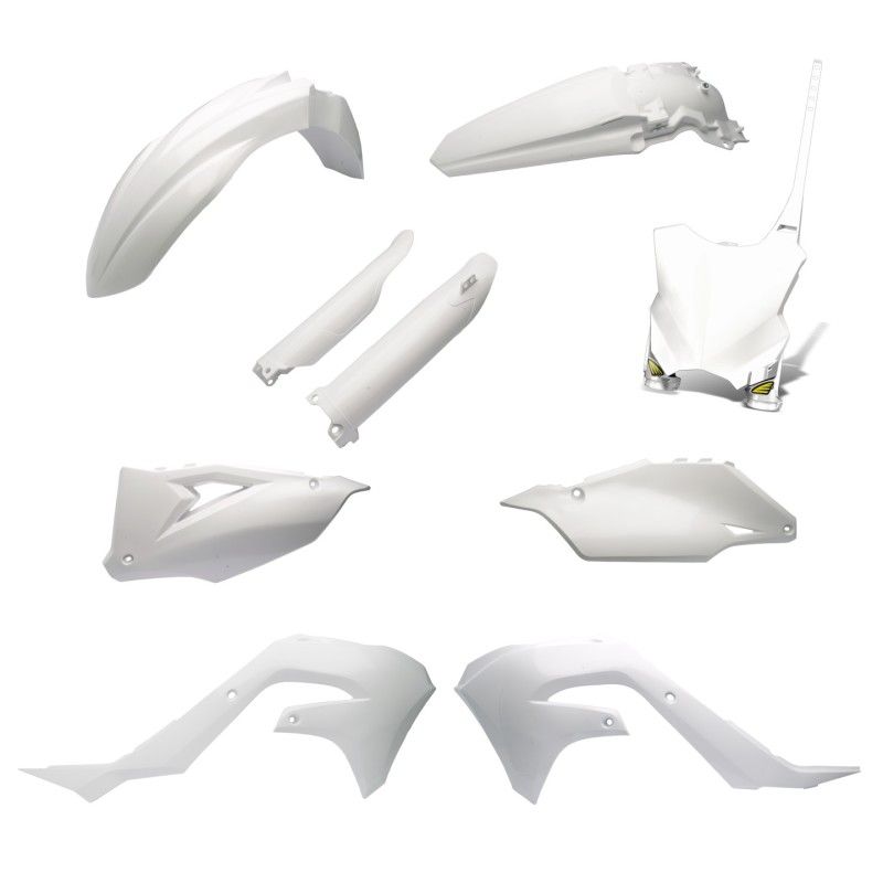 Cycra 1CYC-9325-42 21-23 Kawasaki KX450X Powerflow Body Kit - White